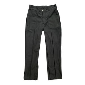 Jordan Pants Womens M Medium Black Woven Trousers Lightweight Iconic Logo FN5446